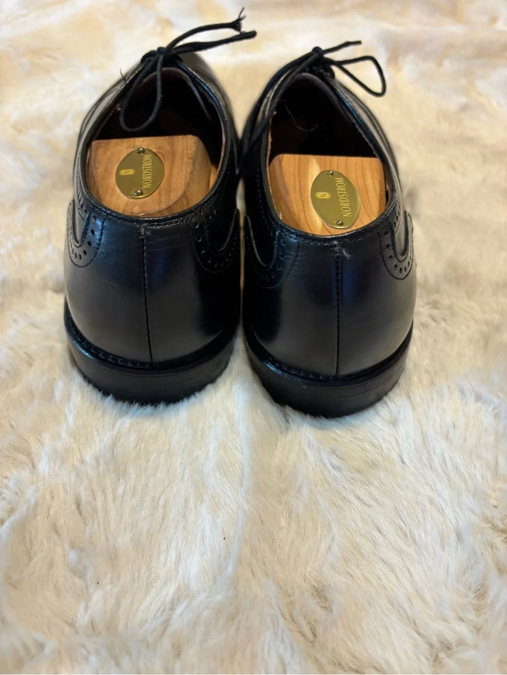 Allen Edmonds Marlow Black Cap Toe Brogue Oxford Dress Shoes Men’s 10.5 B